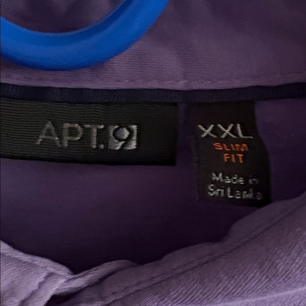 Men's Purple Polo Shirt - Picture 2 of 2